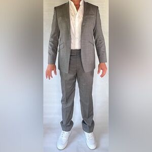 Custom-made Men's Gray Suit